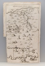 Karte  Israel Kupferstich um