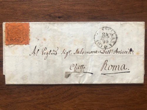 Alt italien brief roma - italien, judaica
