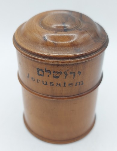 Alte jerusalem holz dose - jerusalem,