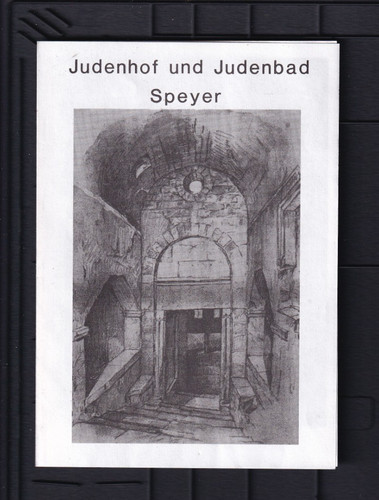 Faltblatt judenhof und - faltblatt,