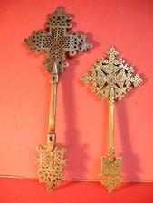 antik 2 X Kreuz religiöse